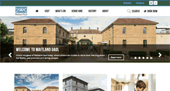 Desktop Screenshot of maitlandgaol.com.au