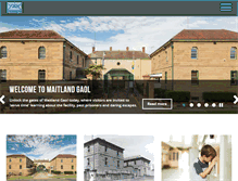 Tablet Screenshot of maitlandgaol.com.au